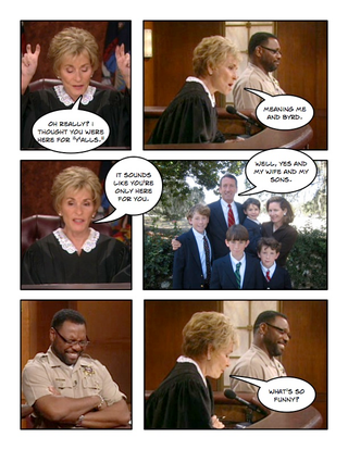Illustration for article titled Comic Confrontations: Judge Judy Vs. Mark Sanford